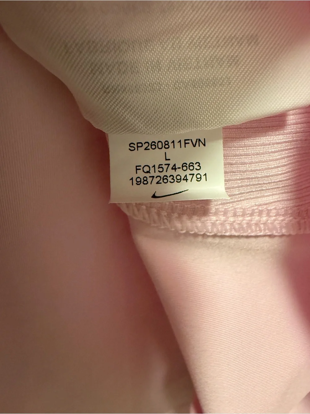 Nike Women’s Victory Dri-FIT Golf Polo. Color - Pink Foam. Size - Large